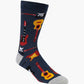 MENS GUITAR BAMBOO SOCK