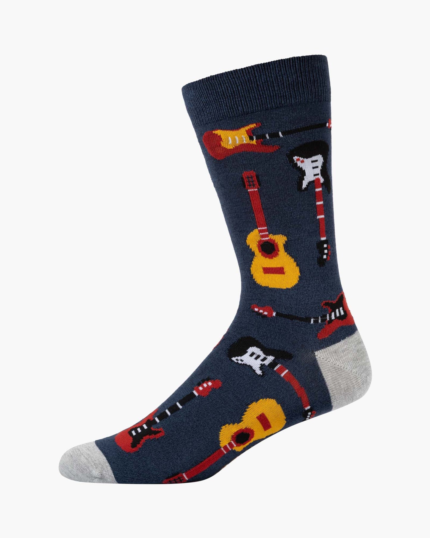 MENS GUITAR BAMBOO SOCK