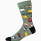 MENS HAY THERE BAMBOO SOCK