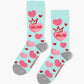 WOMENS HEARTS FOR MUM BAMBOO SOCK