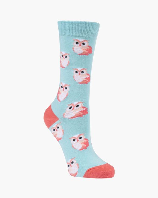 WOMENS HOOT BAMBOO SOCK