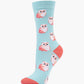 WOMENS HOOT BAMBOO SOCK