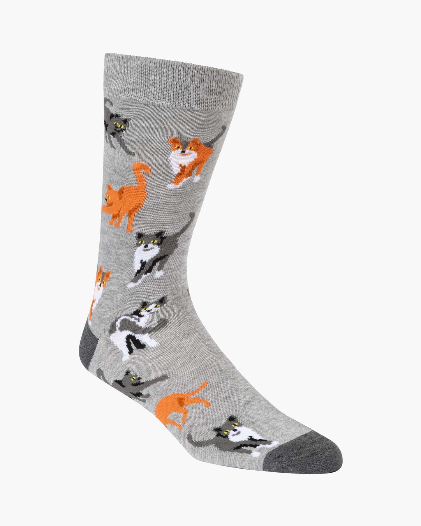 MENS HOUSE CATS BAMBOO SOCK