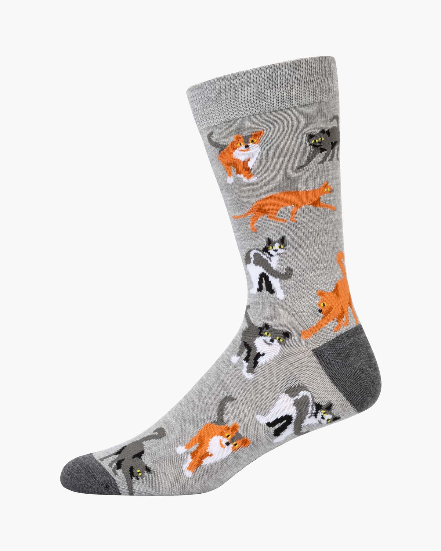 MENS HOUSE CATS BAMBOO SOCK