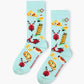 WOMENS ITALY SLICE BAMBOO SOCK