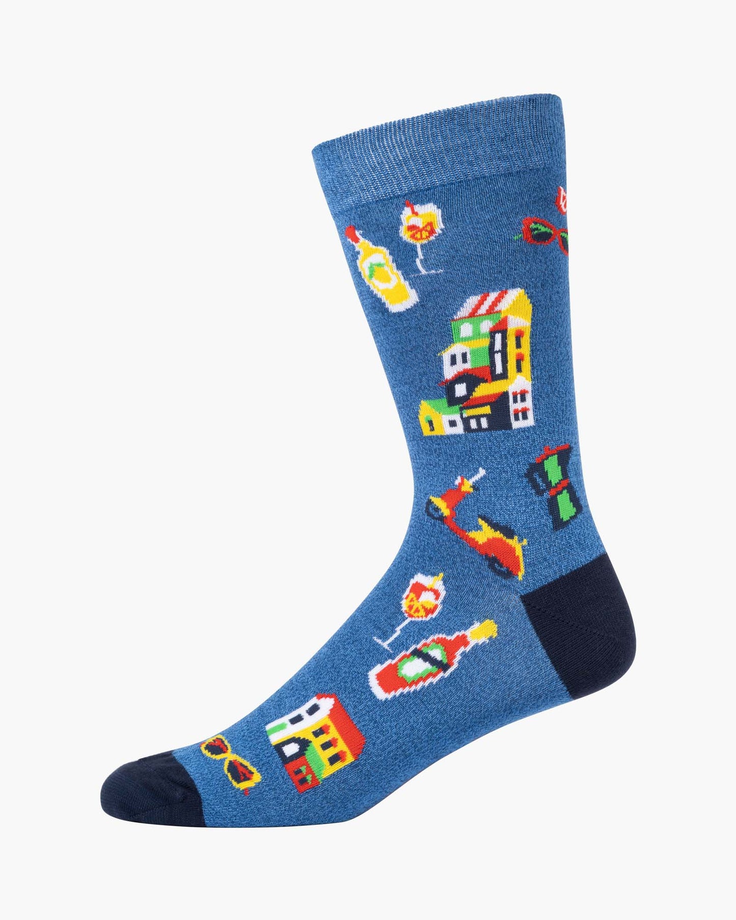 MENS ITALY SPRITZ BAMBOO SOCK