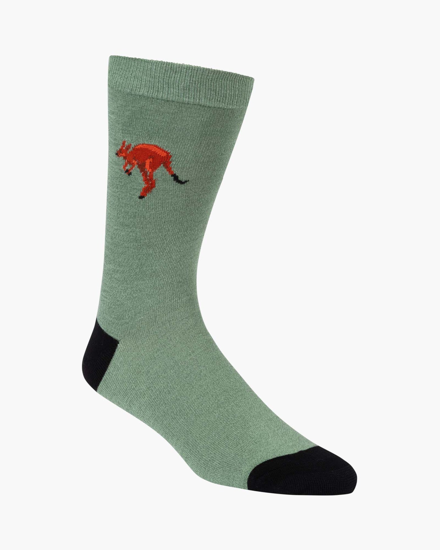 MENS JACQUARD KANGAROO BAMBOO SOCK