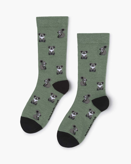 WOMENS COMFORT KOALA BAMBOO SOCK