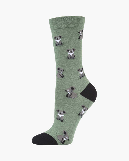 WOMENS COMFORT KOALA BAMBOO SOCK