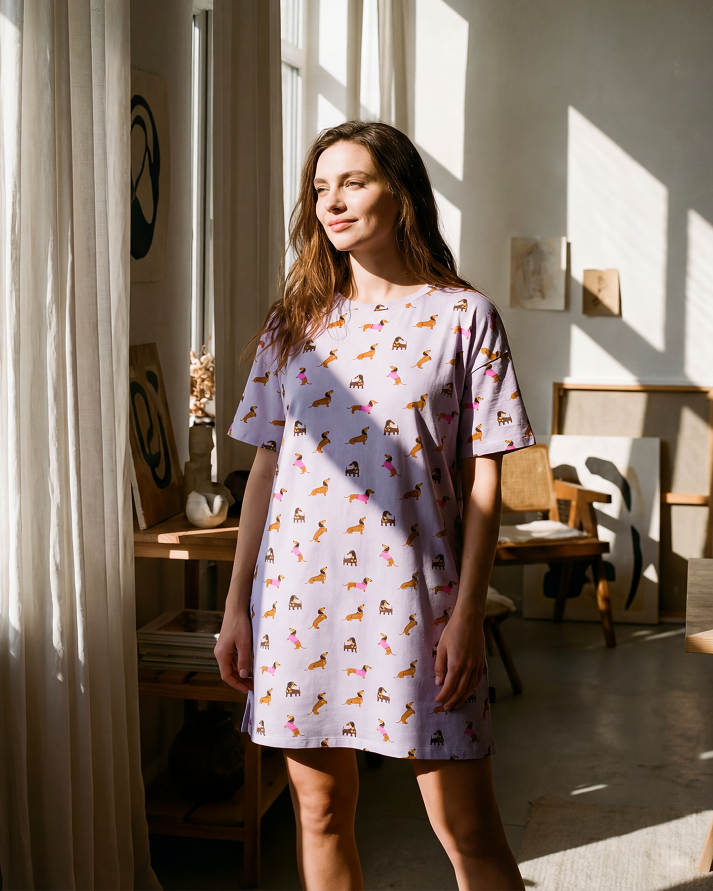 WOMENS DASH DREAMING JERSEY NIGHT-TEE