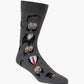 MENS OUT ON THE TOWN BAMBOO SOCK