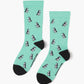 WOMENS COMFORT PENGUIN BAMBOO SOCK