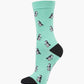 WOMENS COMFORT PENGUIN BAMBOO SOCK