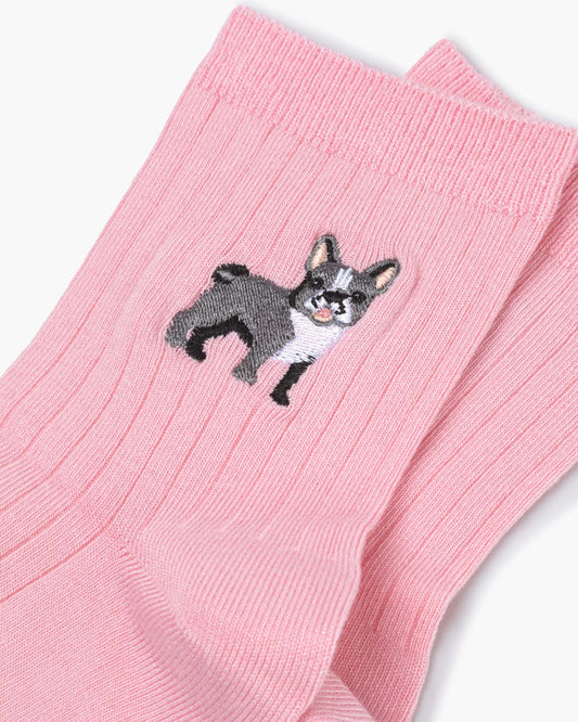 WOMENS QUARTER CREW FRENCHY BAMBOO SOCK