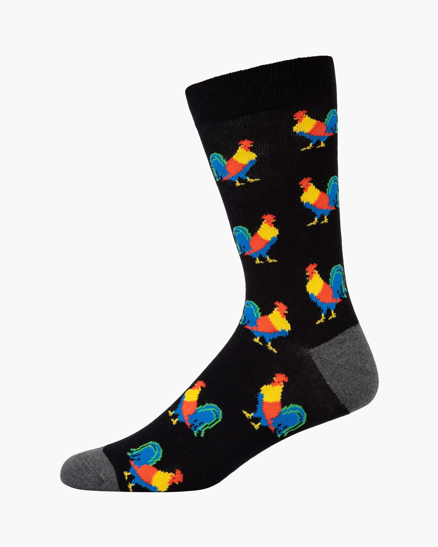 MENS GOOD LOOKING ROOSTER BAMBOO SOCK