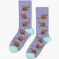 WOMENS ROO & MINI BAMBOO SOCK