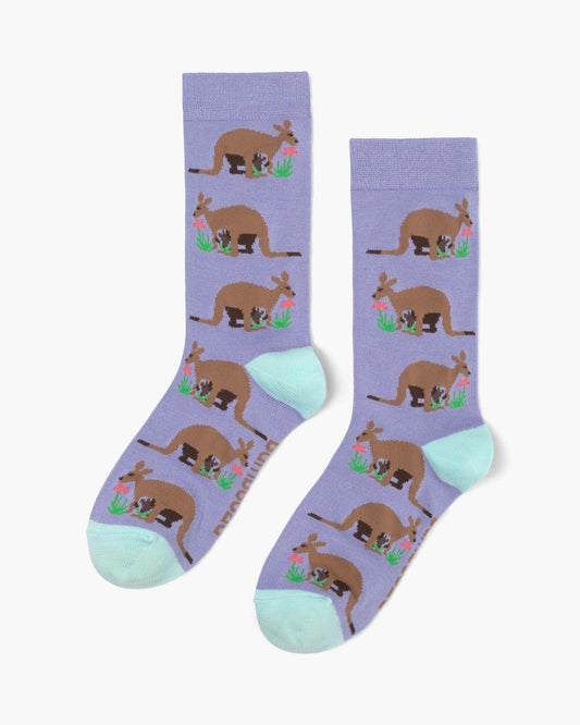 WOMENS ROO & MINI BAMBOO SOCK