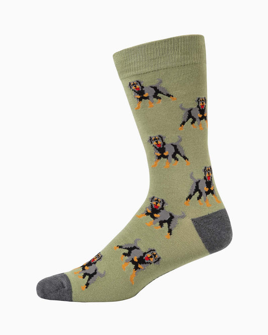 MENS ROTTWEILER BAMBOO SOCK
