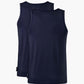 two pack Navy blue singlets