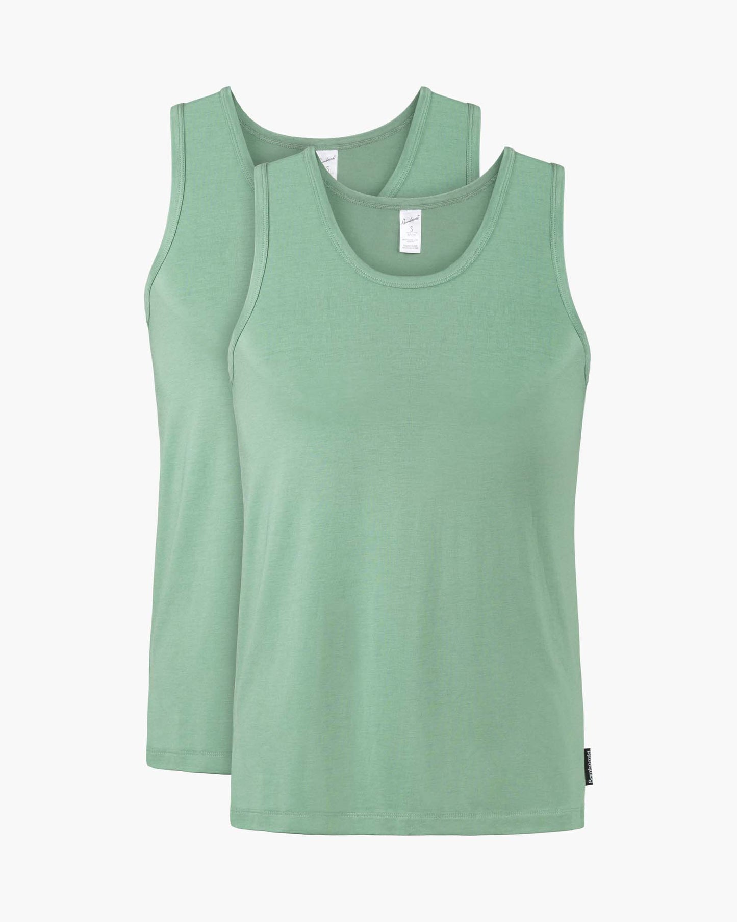 two pack Sage green singlets