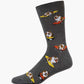 MENS SKATER BULLDOG BAMBOO SOCK