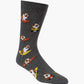 MENS SKATER BULLDOG BAMBOO SOCK
