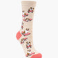 WOMENS SKATER BULLDOG BAMBOO SOCK