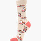 WOMENS SKATER BULLDOG BAMBOO SOCK
