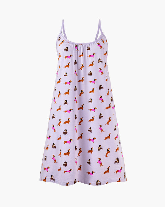 WOMENS DASH DREAMING BAMBOO JERSEY NIGHTIE