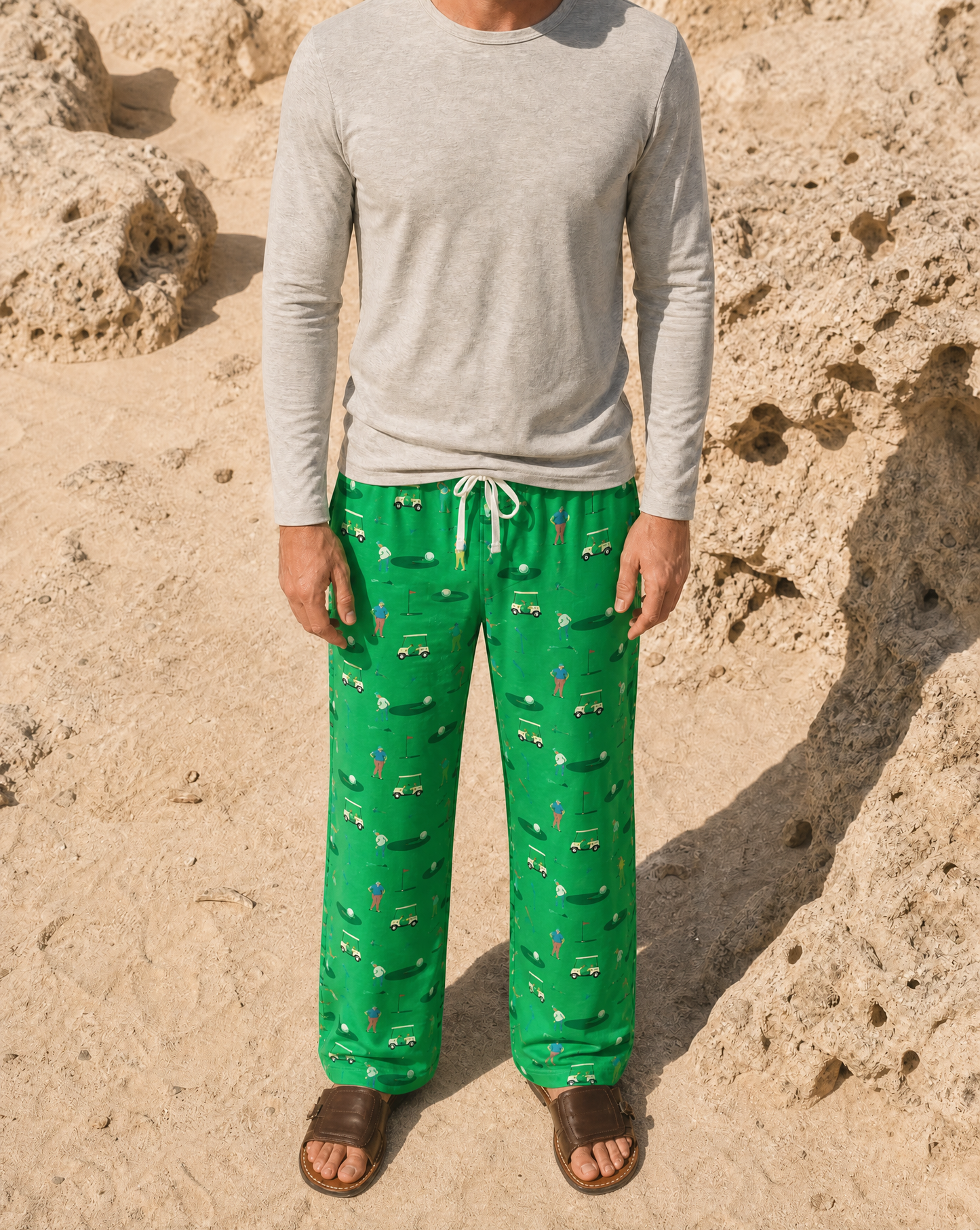 MENS BORN TO BOGEY BAMBOO JERSEY SLEEP PANT