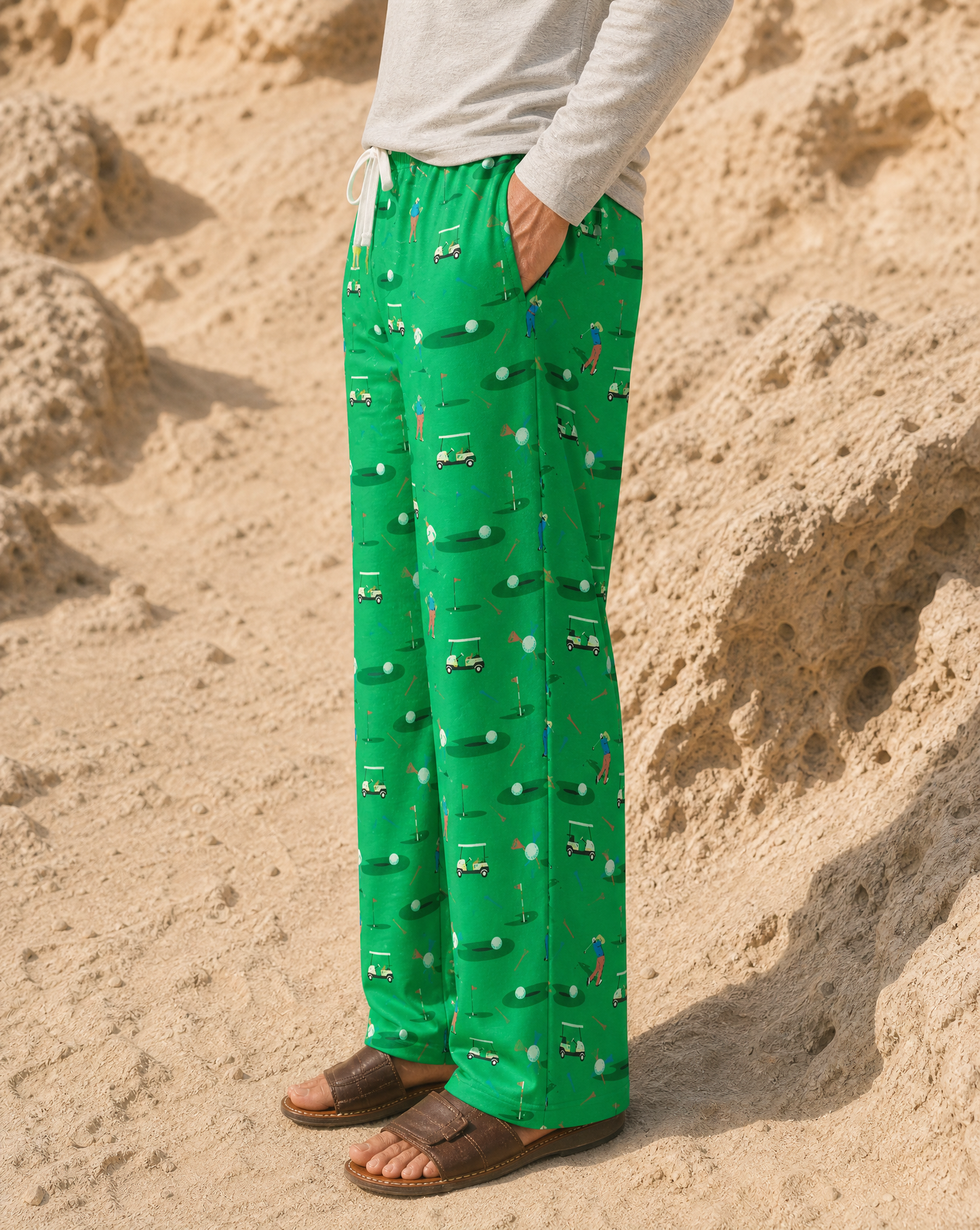 MENS BORN TO BOGEY BAMBOO JERSEY SLEEP PANT