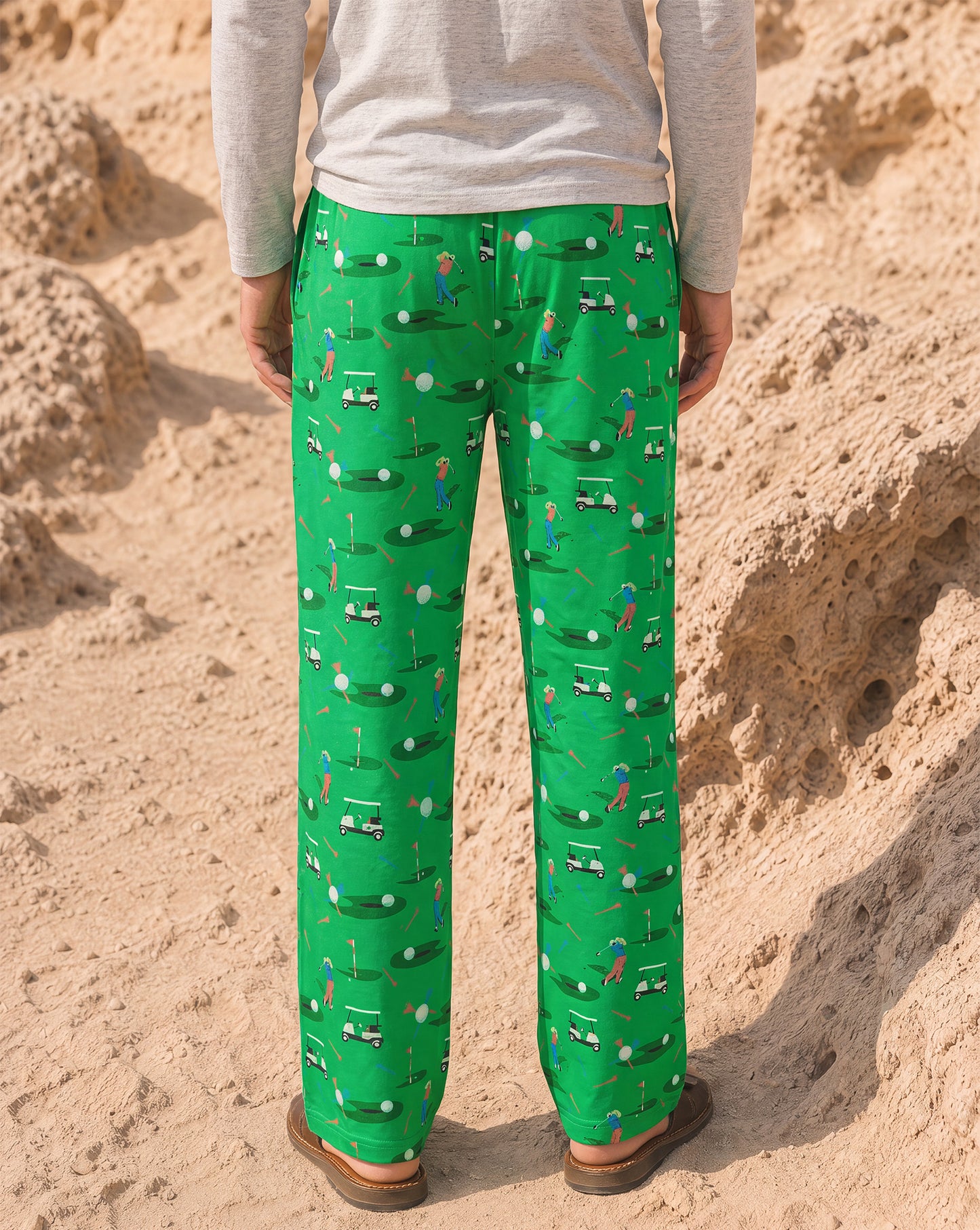 MENS BORN TO BOGEY BAMBOO JERSEY SLEEP PANT