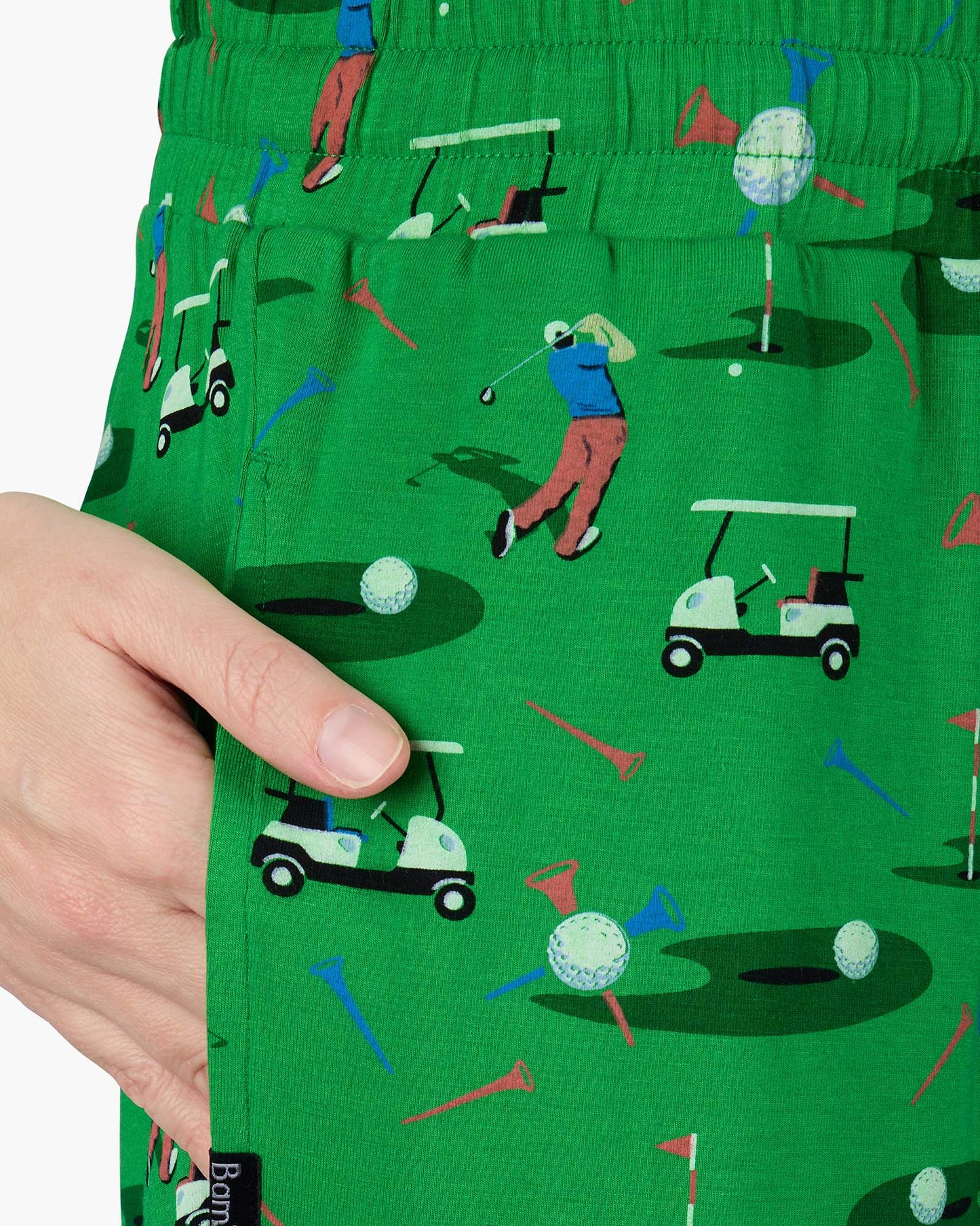 MENS BORN TO BOGEY BAMBOO JERSEY SLEEP SHORT