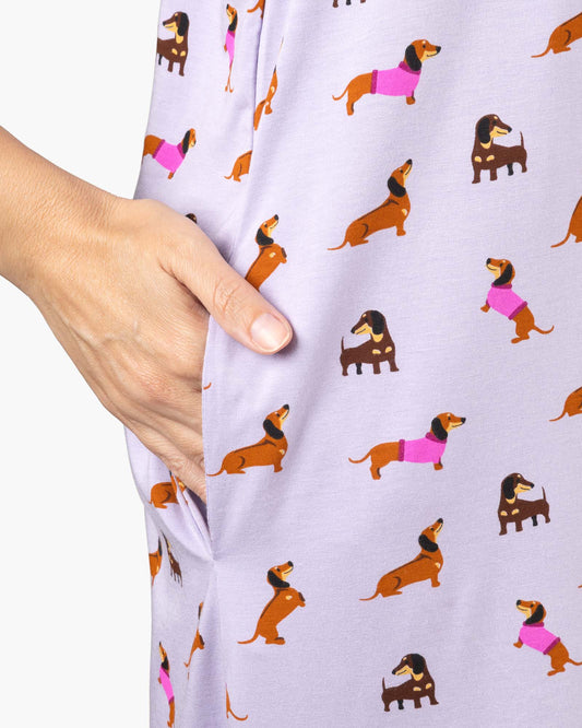 WOMENS DASH DREAMING BAMBOO JERSEY SLEEP SHORT