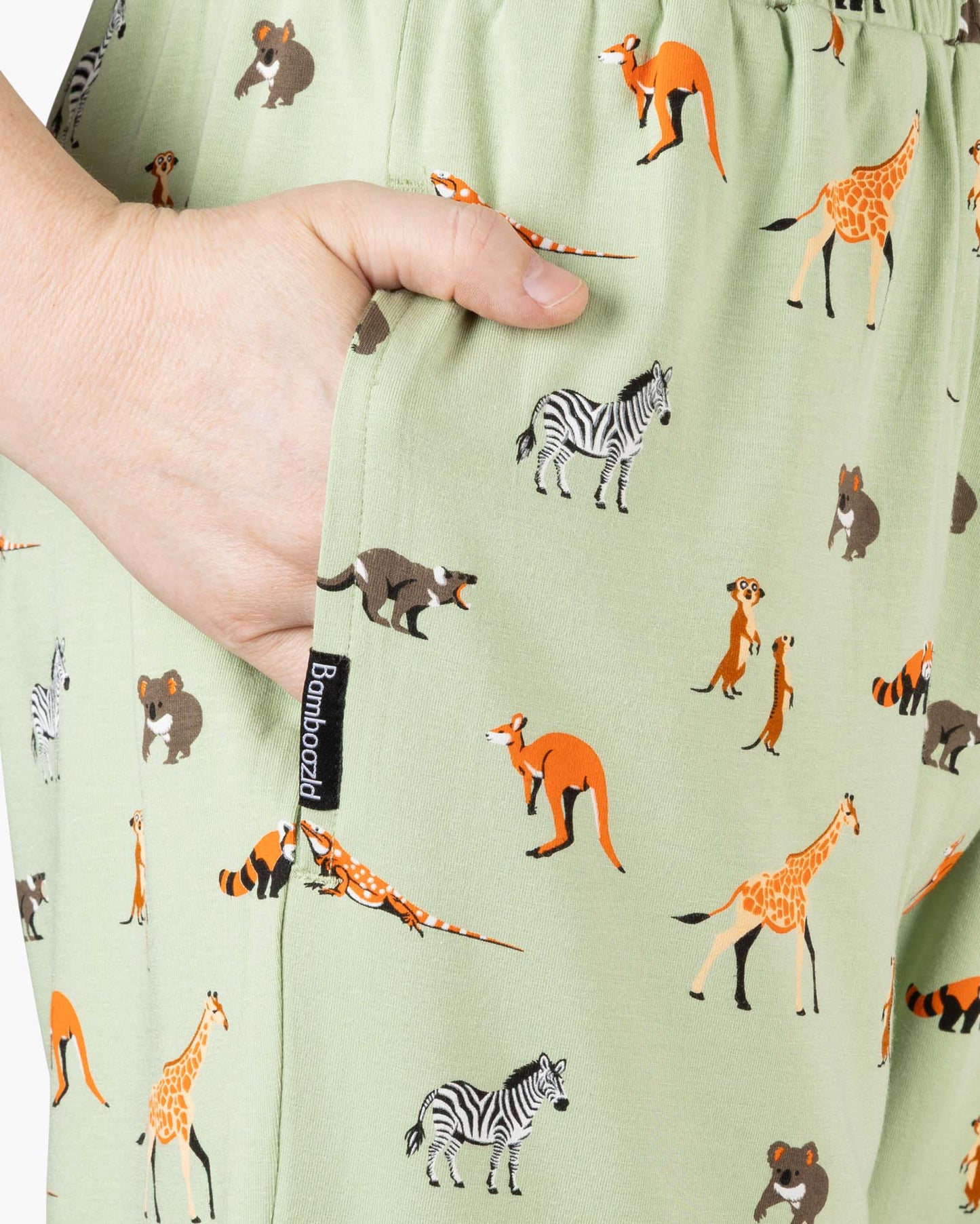 MENS WILD THING BAMBOO JERSEY SLEEP SHORT