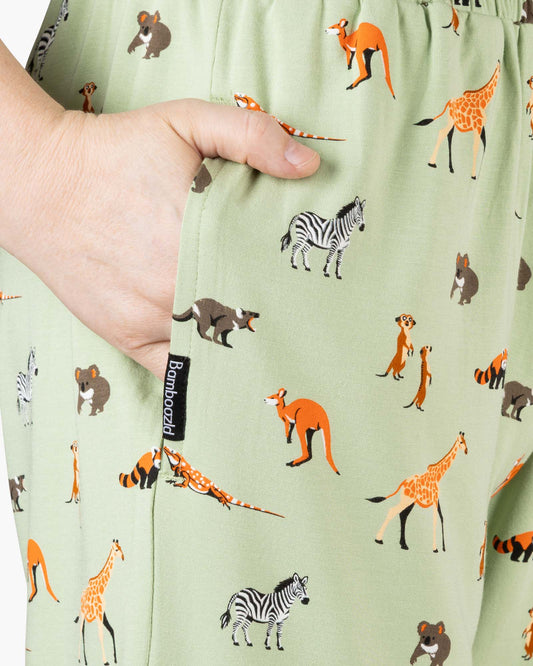 MENS WILD THING BAMBOO JERSEY SLEEP SHORT