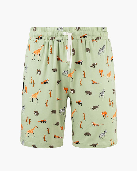 MENS WILD THING BAMBOO JERSEY SLEEP SHORT