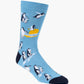 MENS SUNSET PENGUINS BAMBOO SOCK