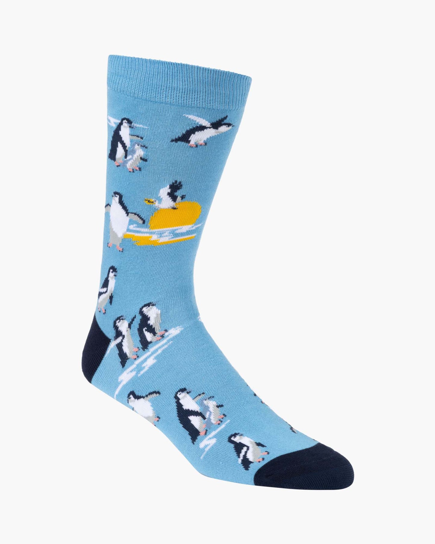 MENS SUNSET PENGUINS BAMBOO SOCK