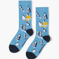 WOMENS SUNSET PENGUINS BAMBOO SOCK