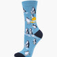 WOMENS SUNSET PENGUINS BAMBOO SOCK