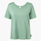 womens green bamboo sleep tee  
