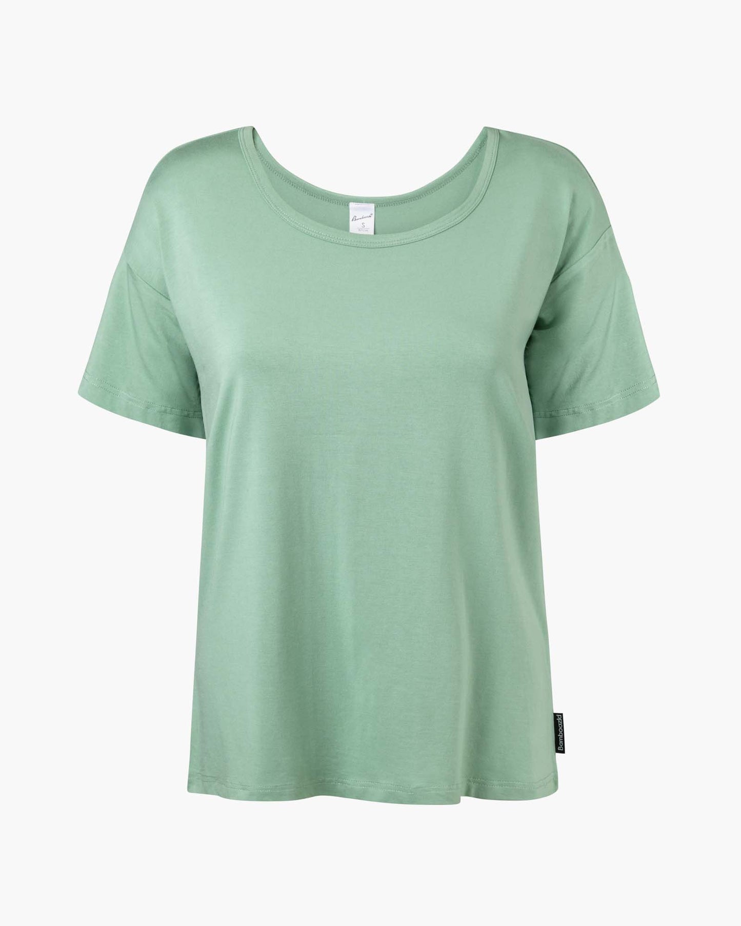 womens green bamboo sleep tee  