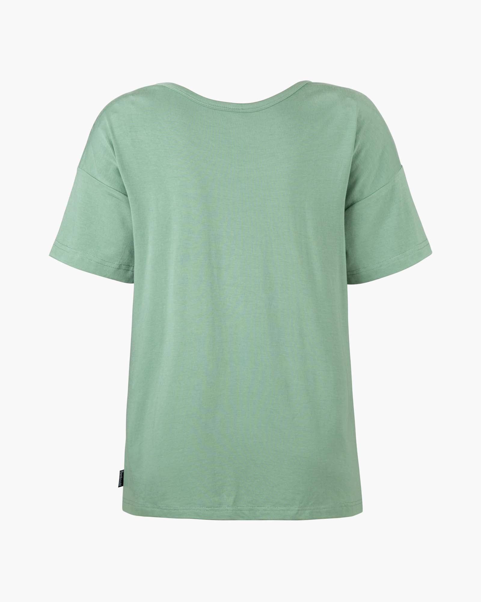 womens green bamboo sleep tee  