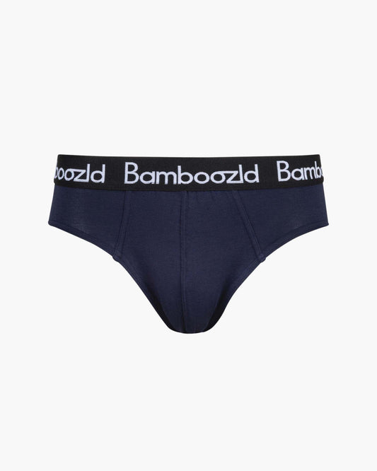 MENS NAVY BAMBOO BRIEF