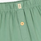 sage jersey boxer shorts with a button