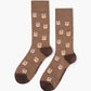 MENS COMFORT WHISKEY BAMBOO SOCK