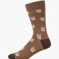 MENS COMFORT WHISKEY BAMBOO SOCK