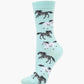 WOMENS WILD HORSES BAMBOO SOCK