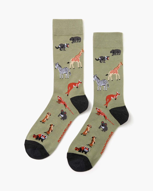 MENS WILD THINGS BAMBOO SOCK